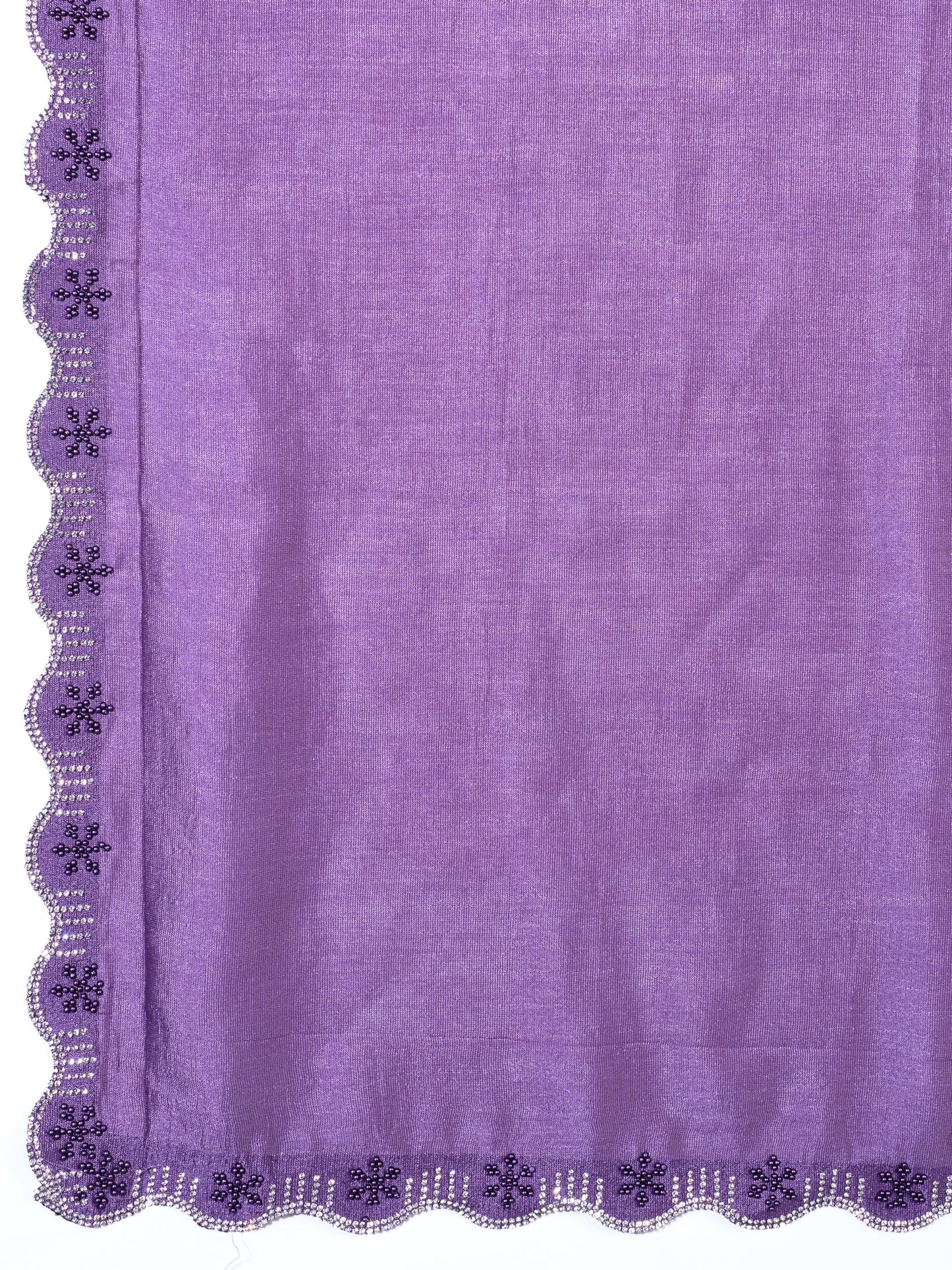 Regal Khadi Shimmer Saree – Shimmering Purple