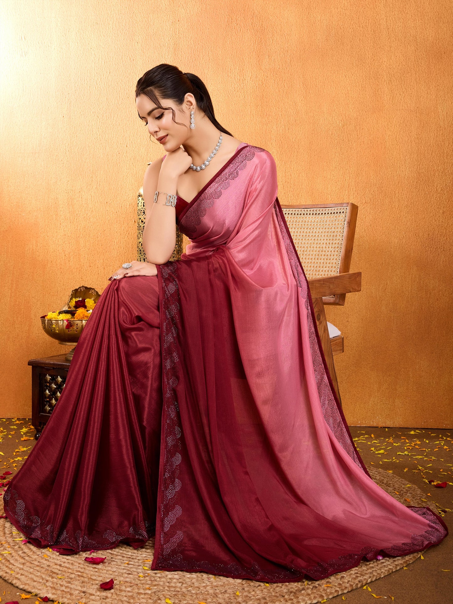 Rangira – A Symphony of Elegant Pink Shades and Sparkle